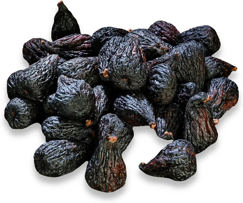 Nutra Fig Dried Black Mission Figs - Dried Black Figs, High Fiber Snacks, Unsweetened Dried Figs, Gluten-Free Snacks, Non-GMO, Kosher, Whole Dried Figs, Grown in California - 5 Lb, 1 Pack