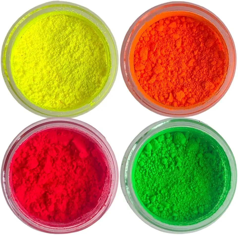 Oh! Sweet Art - Edible Petal Dust - For Decorating Cakes, Cupcakes, Cake Pops, &amp; More - Kosher, Food-Grade Coloring - Neon Set x 4 units each jar 4 grams