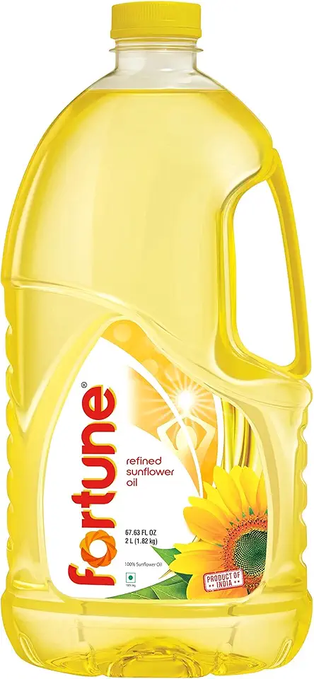 Pure Sunflower Oil Packed in 2 Liter Jar