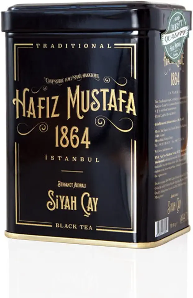 Hafiz Mustafa 1864 Istanbul, Anatolian Bergamot Flavoring Turkish Black Tea, Gift Ideas for Birthday, Christmas