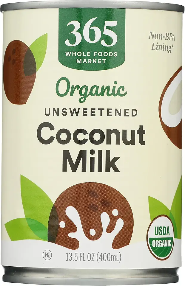 365 By Whole Foods Market, Coconut Milk Unsweetened Organic, 13.5 Ounce