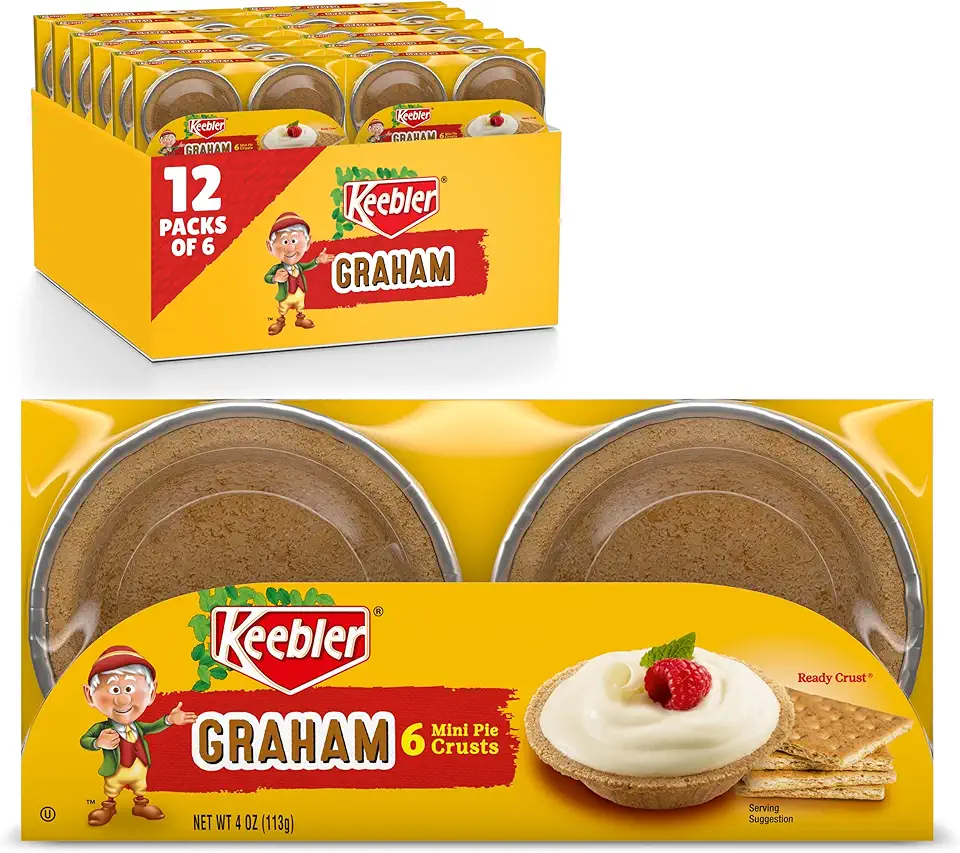 Keebler Ready Crust, 4 Oz, 6 count (Pack of 12)