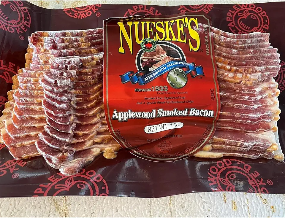 Nueske&#x27;s Applewood Smoked Bacon 1lb Packs (4)