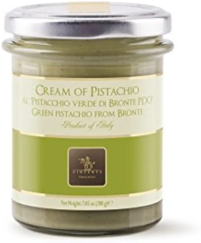 2 Set - Vincente Sicilian Cream of Pistachio Nut Spread, 7.05 Ounce