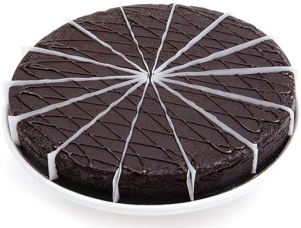 David&#x27;s Cookies Chocolate Truffle Cake 10&quot; - Birthday Cake For Delivery No Sugar Added Pre-sliced 14 pcs. Creamy Chocolate Cake, Fresh Bakery Dessert Great Gift Idea