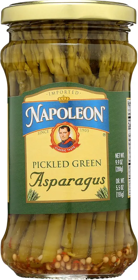 Napoleon Pickled Green Asparagus, 9.9 Oz (Pack of 6)