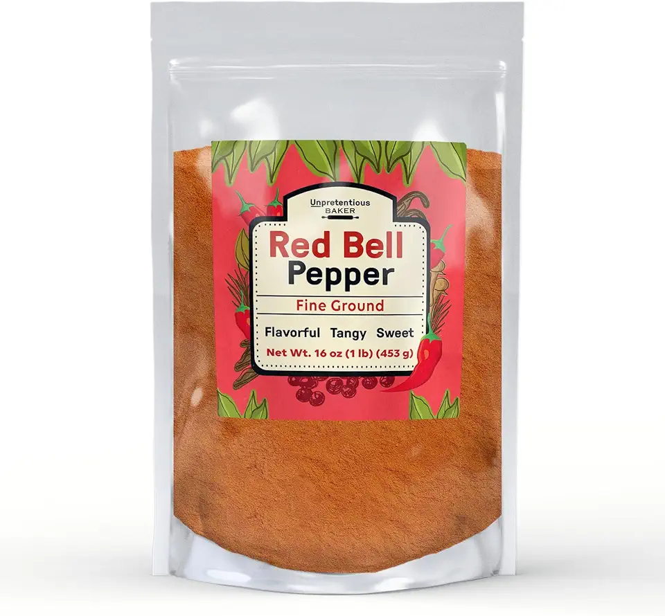 Unpretentious Red Bell Pepper Powder, 1 lb, Fine Ground, Sweet &amp; Tangy, Soups &amp; Stews, Flavorful