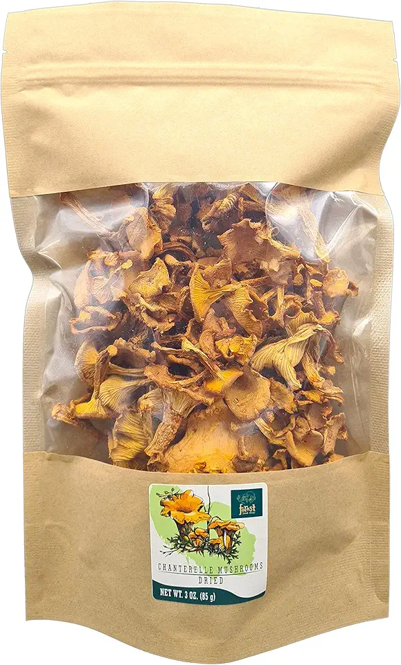 Forest Food Shop, Dried Chanterelle Mushrooms, 3 Ounce