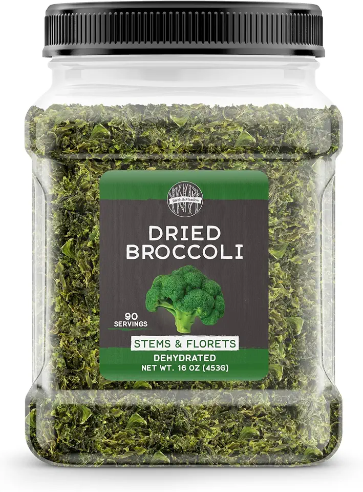 Birch &amp; Meadow 1 lb of Dried Broccoli Florets, Ready-to-Use, Soups &amp; Sauces