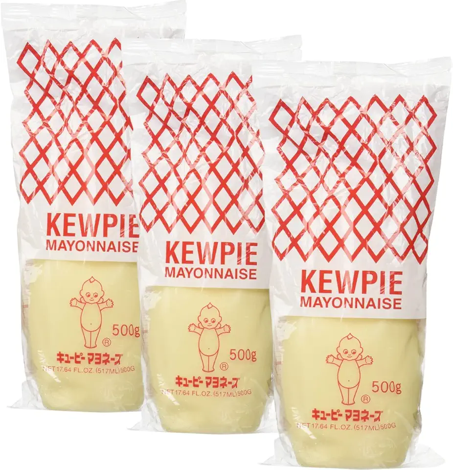 Japanese Kewpie Mayonnaise Umami Squeez Bottle - 17.64 oz. (Pack of 3)