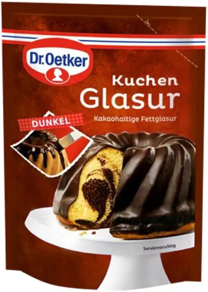 Dr. Oetker Dunkel Kuchen Glasur 150g