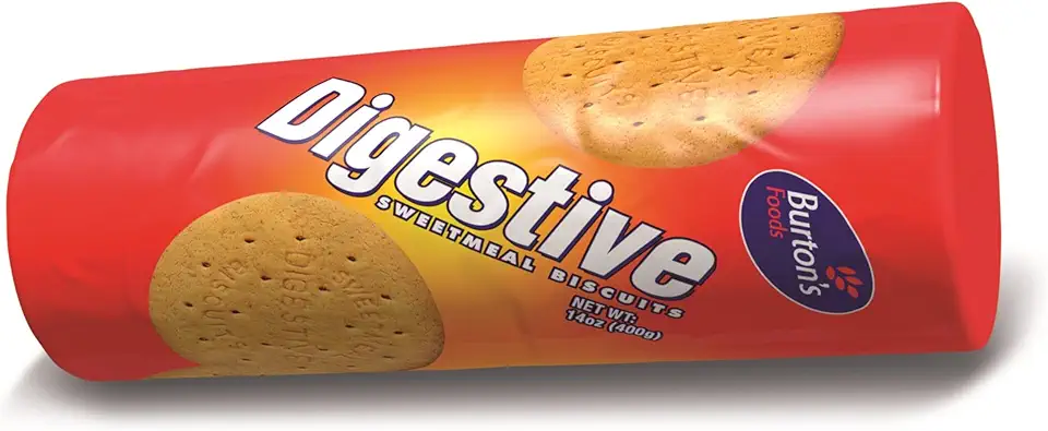 Burton&#x27;s Digestive Sweetmeal Biscuits, 14.1 Ounce (Pack of 18)