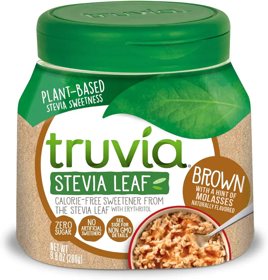 Truvia Calorie-Free Brown Spoonable Sweetener from the Stevia Leaf (9.8 oz Jar)