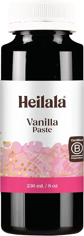 Vanilla Bean Paste for Baking - Heilala Vanilla Paste Perfect for Every Baker, Value-Sized, Made Using Sustainably and Ethically Sourced Vanilla Beans - 8 oz