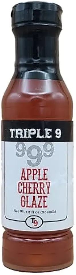 Triple 9 Apple Cherry Glaze, 12oz