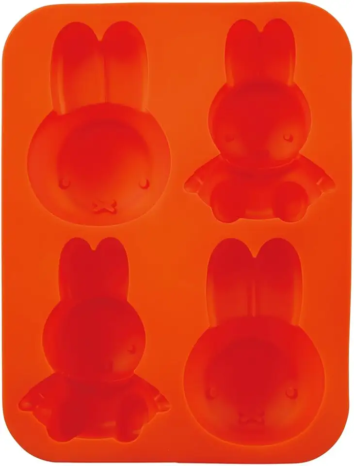 Skater SLM4-A Silicone Yakiyaki Mini Madeleine Molds, Set of 4, Cake Mold, Candy Muffy