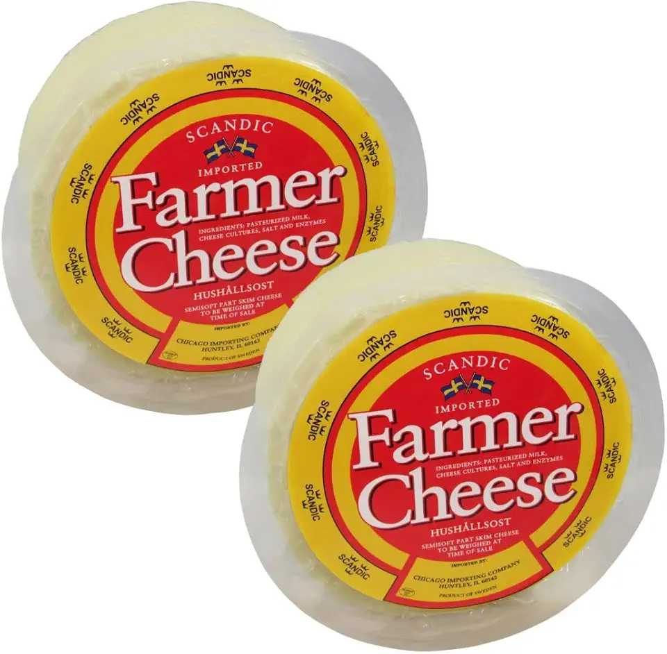 Scandic Farmer Cheese, 2lb Wheel (Pack of 2)