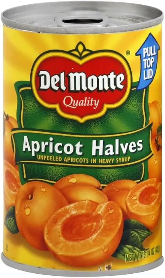 Del Monte Apricots, Halves California in Heavy Syrup 15.25 oz (Pack of 6)