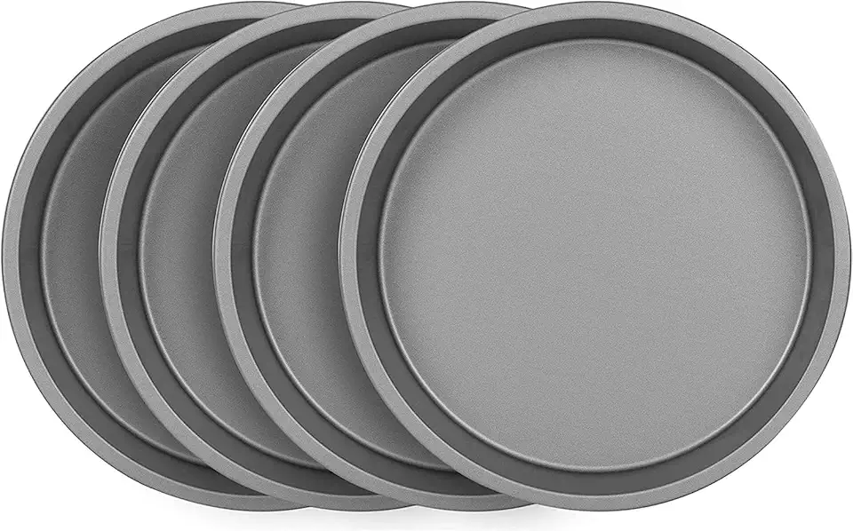 G &amp; S Metal Products Company Baker Eze Nonstick 9-Inch Round Cake Pans, Set of 4