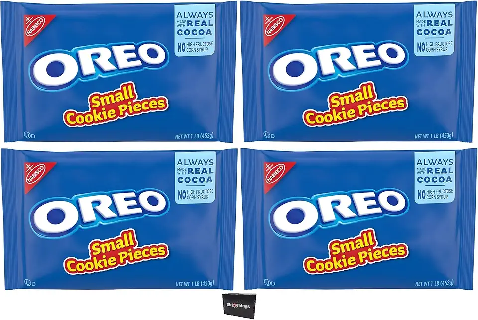 Small Cookie Pieces (Oreo) 16 oz. | Baking, Dessert Topping | Pack of 4