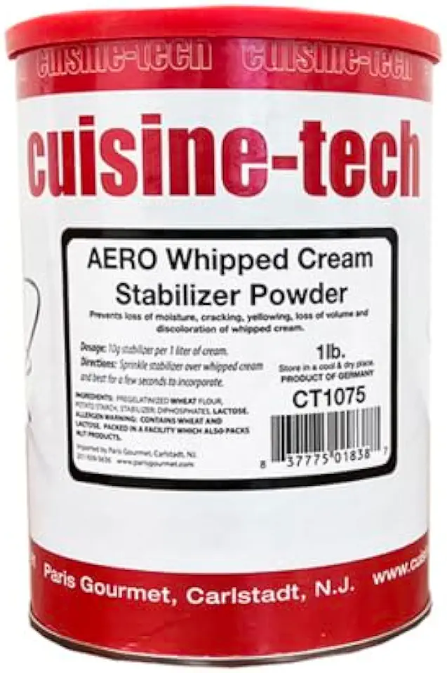 Cuisine Tech Whipped Cream Stabilizer Powder, Trans Fat Free