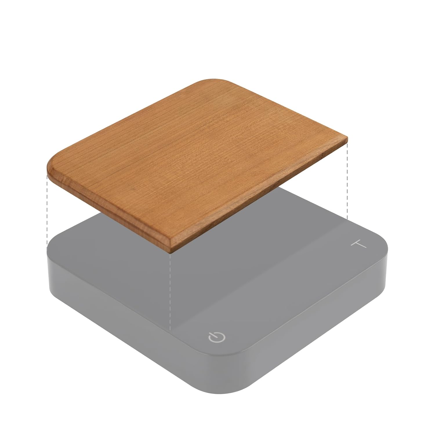 watchget Coffee Scale Wooden Pad Heatproof Pad Fit for ACAIA Pearl/Pearl S Digital Coffee Scale