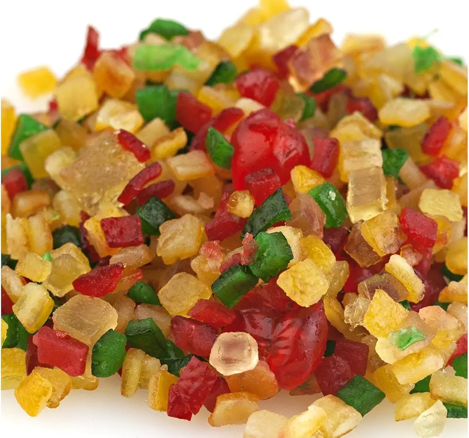 Paradise Diced Fruit Mix Candied Fruit Glaze Special Mello bulk 10 pound box