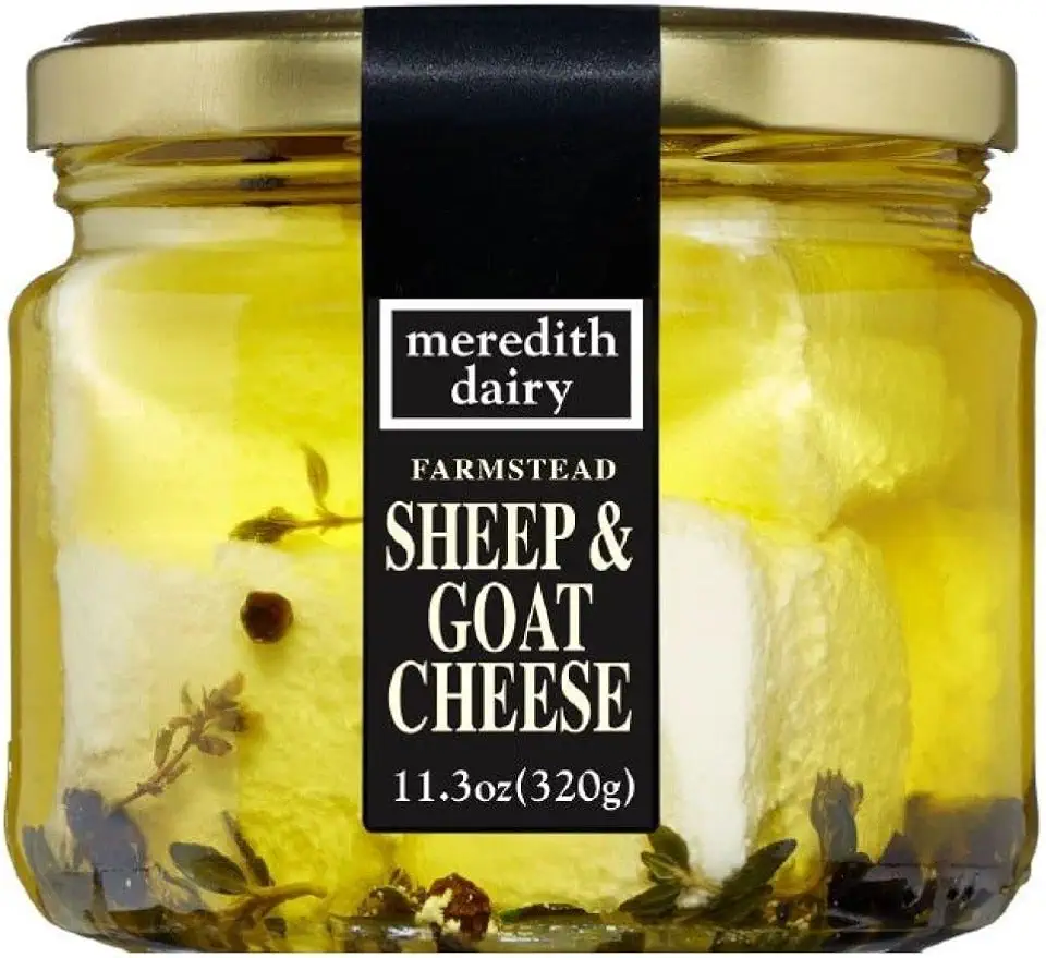 Generic Meredith Dairy Marinated Goat &amp; Sheep Cheese, 11.3OZ, 6 Pack