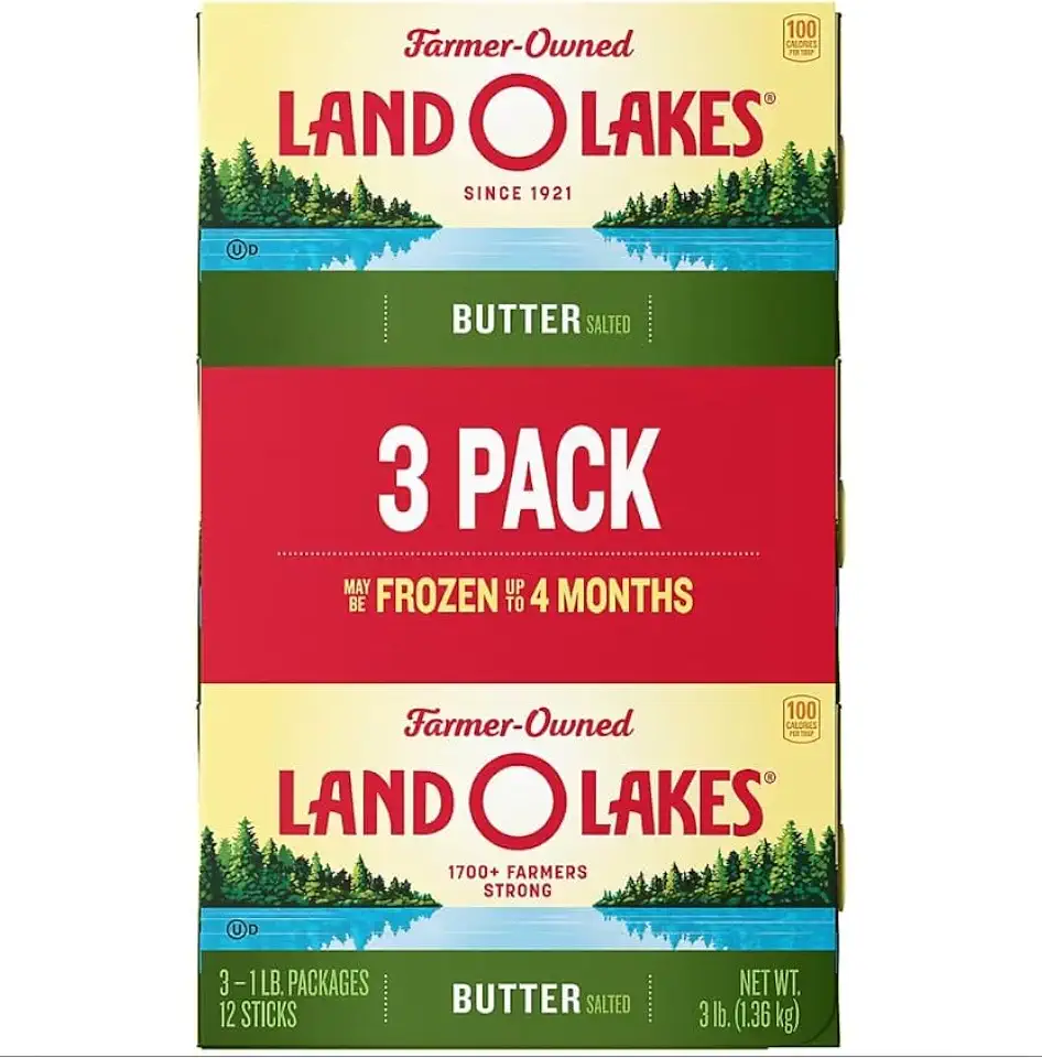 Generic Land - Salted Butter, 3 pk/1 lb. (12 Sticks)