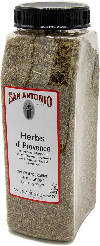 San Antonio 9 Ounce Premium Herbes de Provence with Lavender, Herbs Seasoning Spice Blend