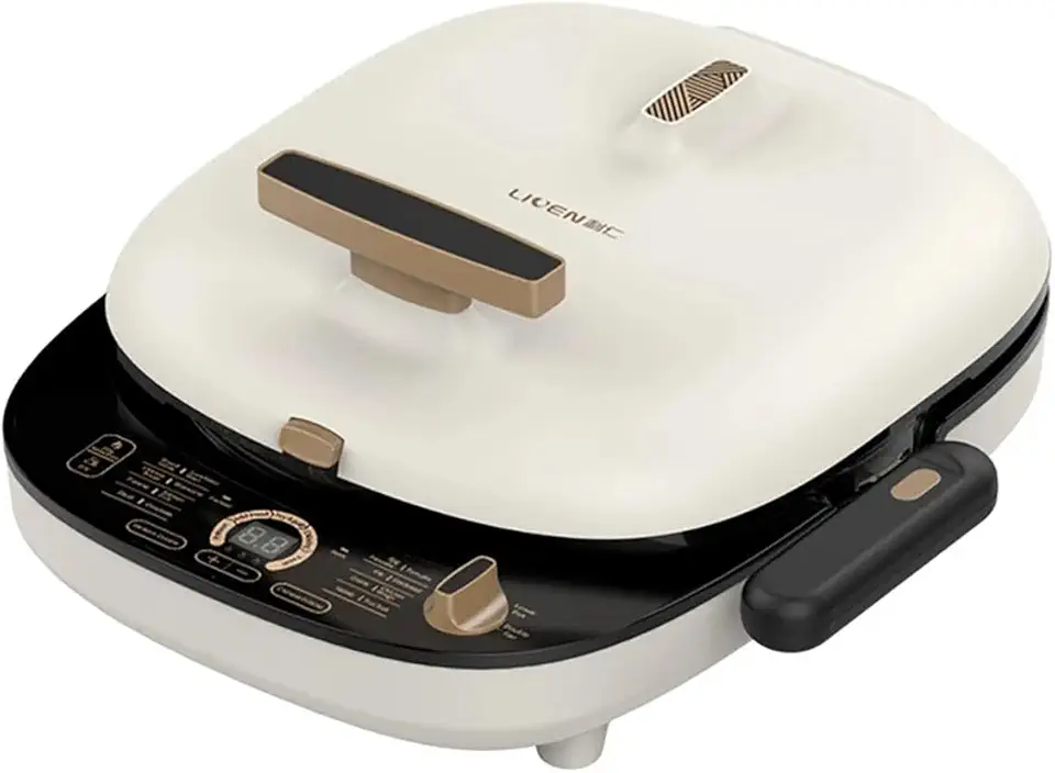 LIVEN Electric Baking Pan LR-D3027S, Removable Electric Griddle for BBQ, Bakery, Steak, Egg Pancake, 1500W