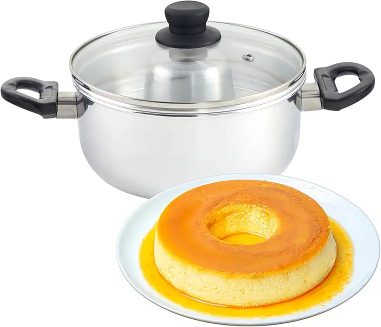 IMUSA 3Qt Double Boiler/Baño Maria w/8in Flan Inner Pan - 20cm