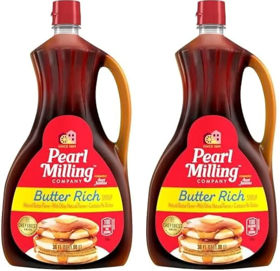 Pearl Milling Company Butter Rich Syrup 36oz, Packaging May Vary (Pack of 2)