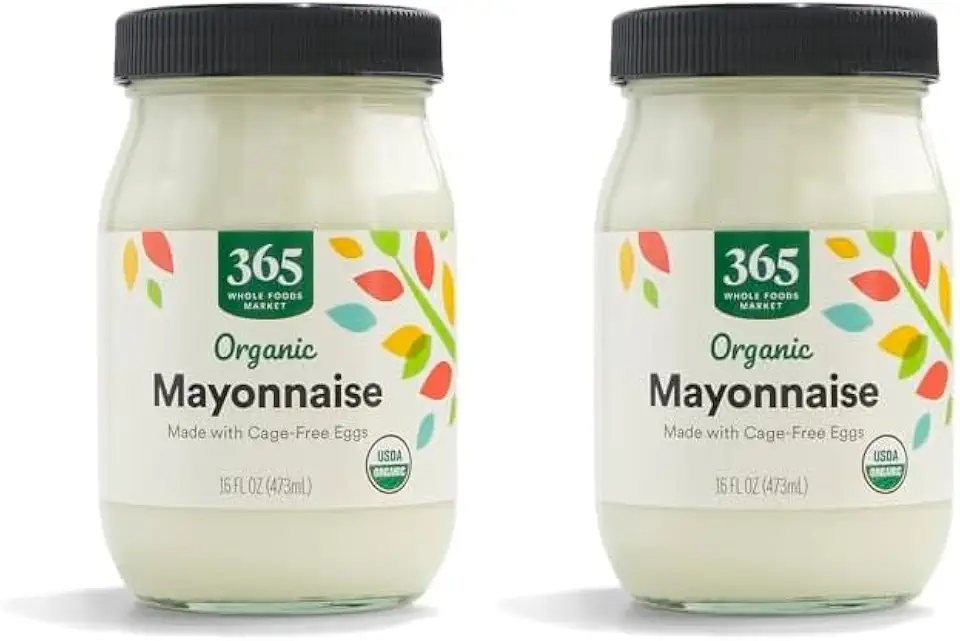 365 by Whole Foods Market, Organic Mayonnaise, 16 Fl Oz (Pack of 2)