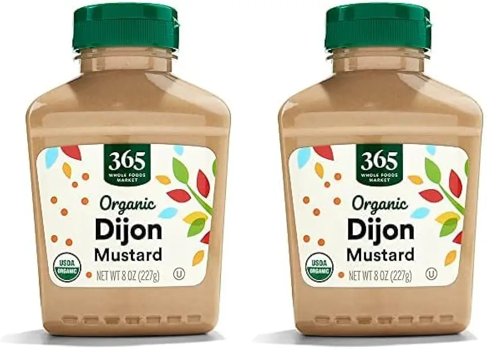 365 by Whole Foods Market, Organic Dijon Mustard, 8 Ounce (Pack of 2)