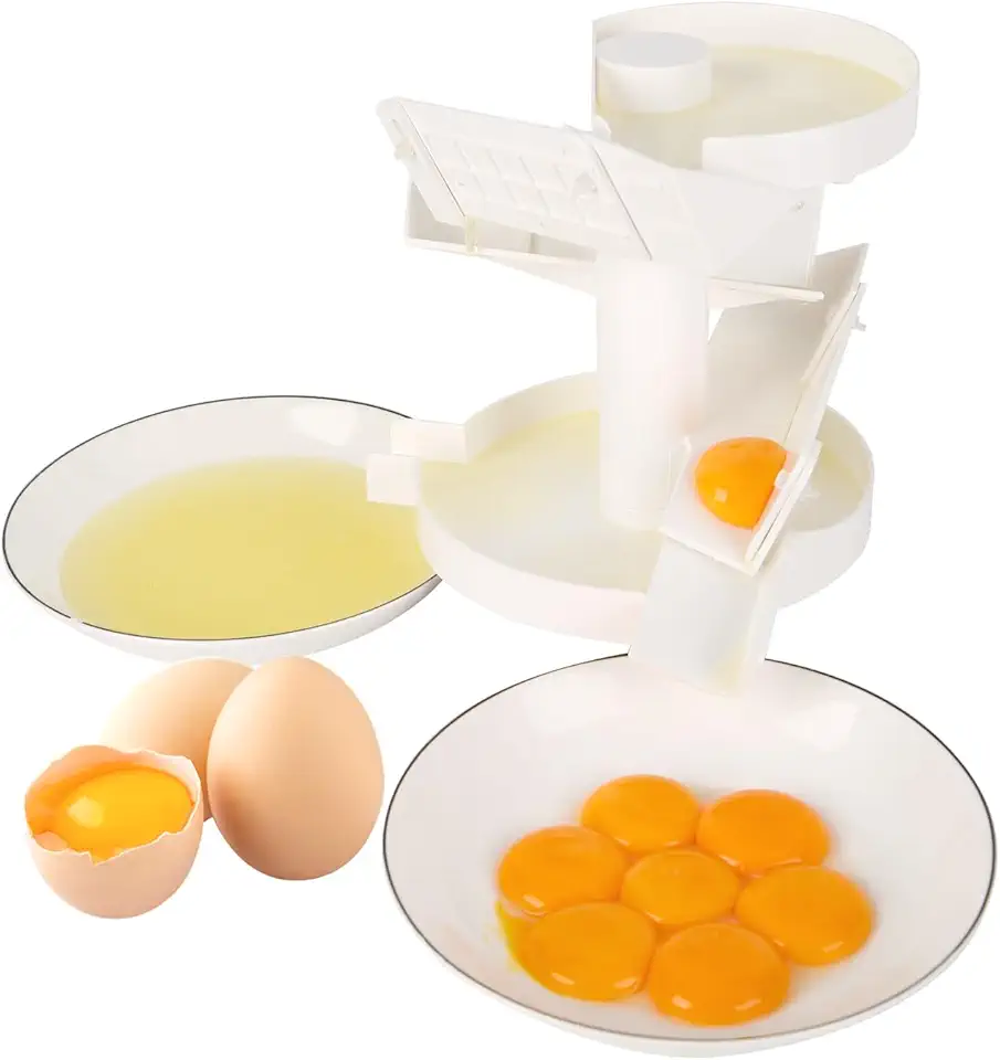 Egg white separator, Quick egg separator Egg yolk separator Protein separator, Time saver, For baking cakes, Kitchen tools for restaurants, Baking tools (001)