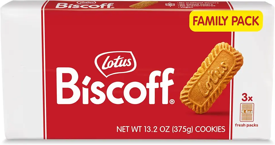 Lotus Biscoff Cookies- Caramelized Biscuit Cookies - 13.23 Ounce – non GMO Project Verified + Vegan