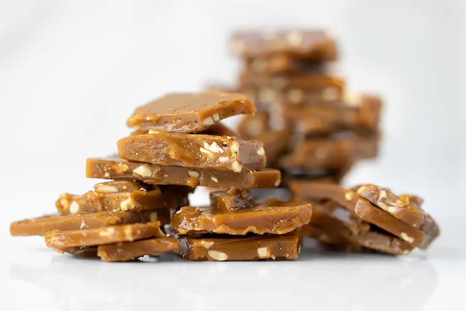 English Toffee with Almonds (Uncoated)