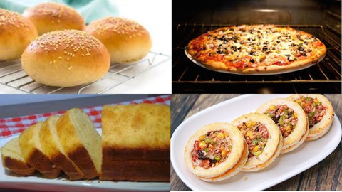 Basic Baking Course : Pizza Making/Tea Cake /Bread/Bun/Discs