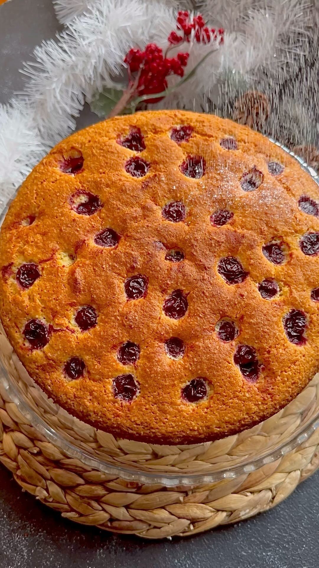 Rápido Pastel de Cereza que se Derrite en solo 40 Minutos