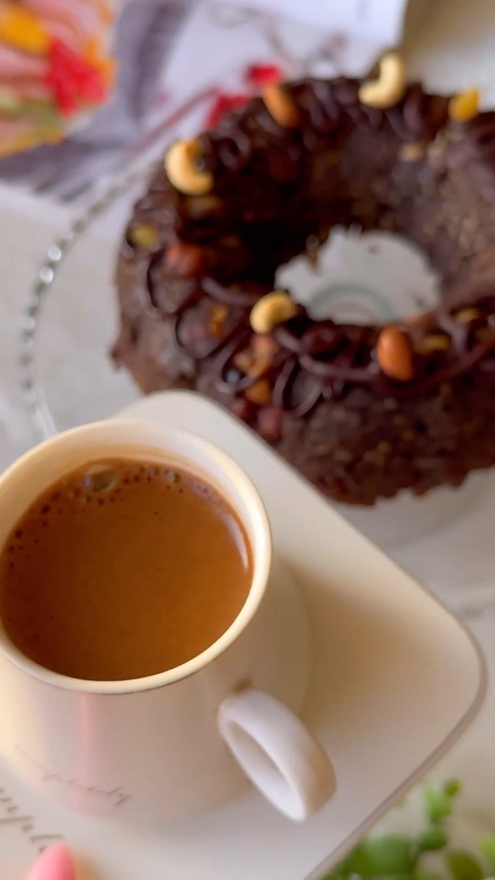 Wholesome Banana Cocoa Oatmeal Cake