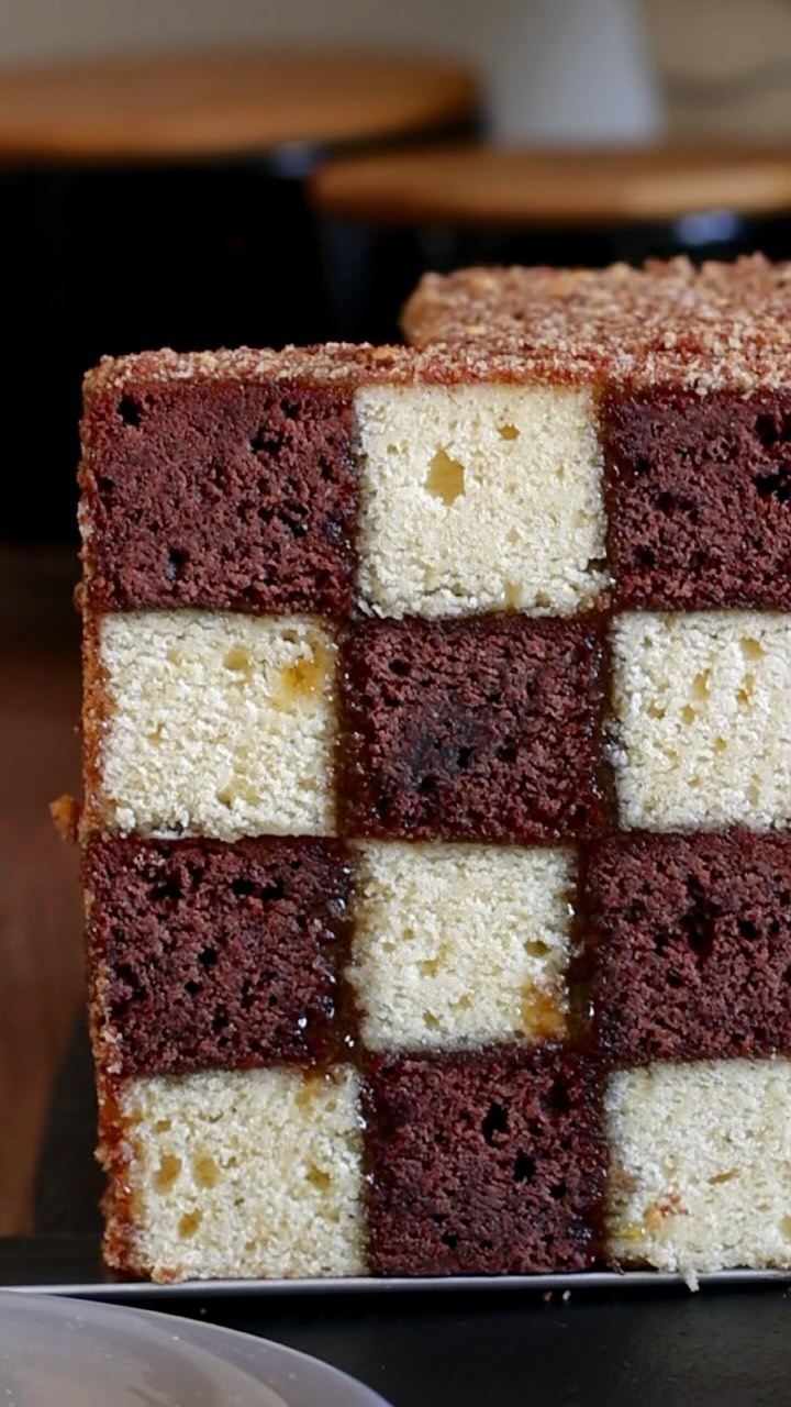 Checkered Cake Delight