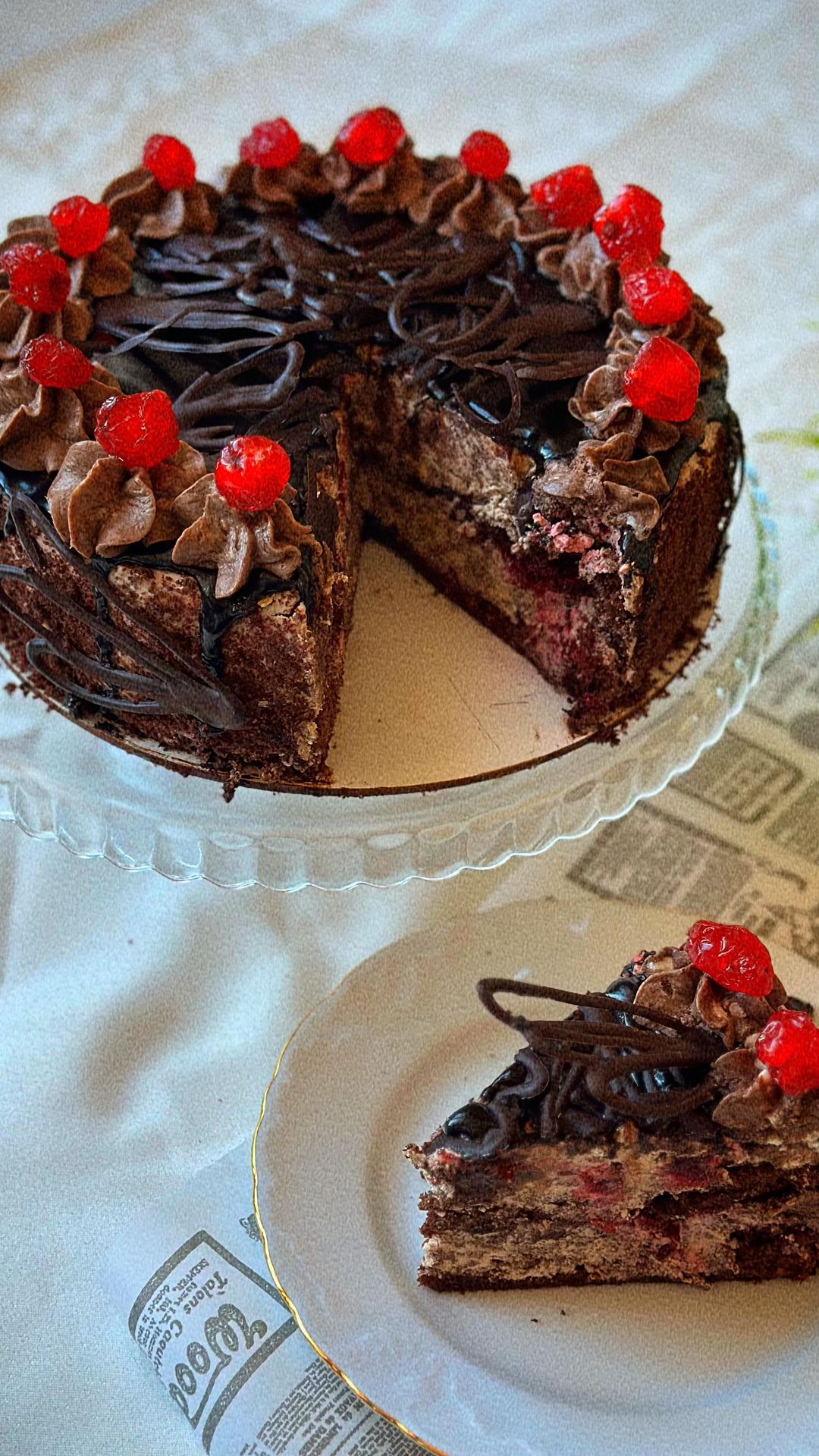 Rápido Tarta de Cereza Borracha en solo 30 minutos