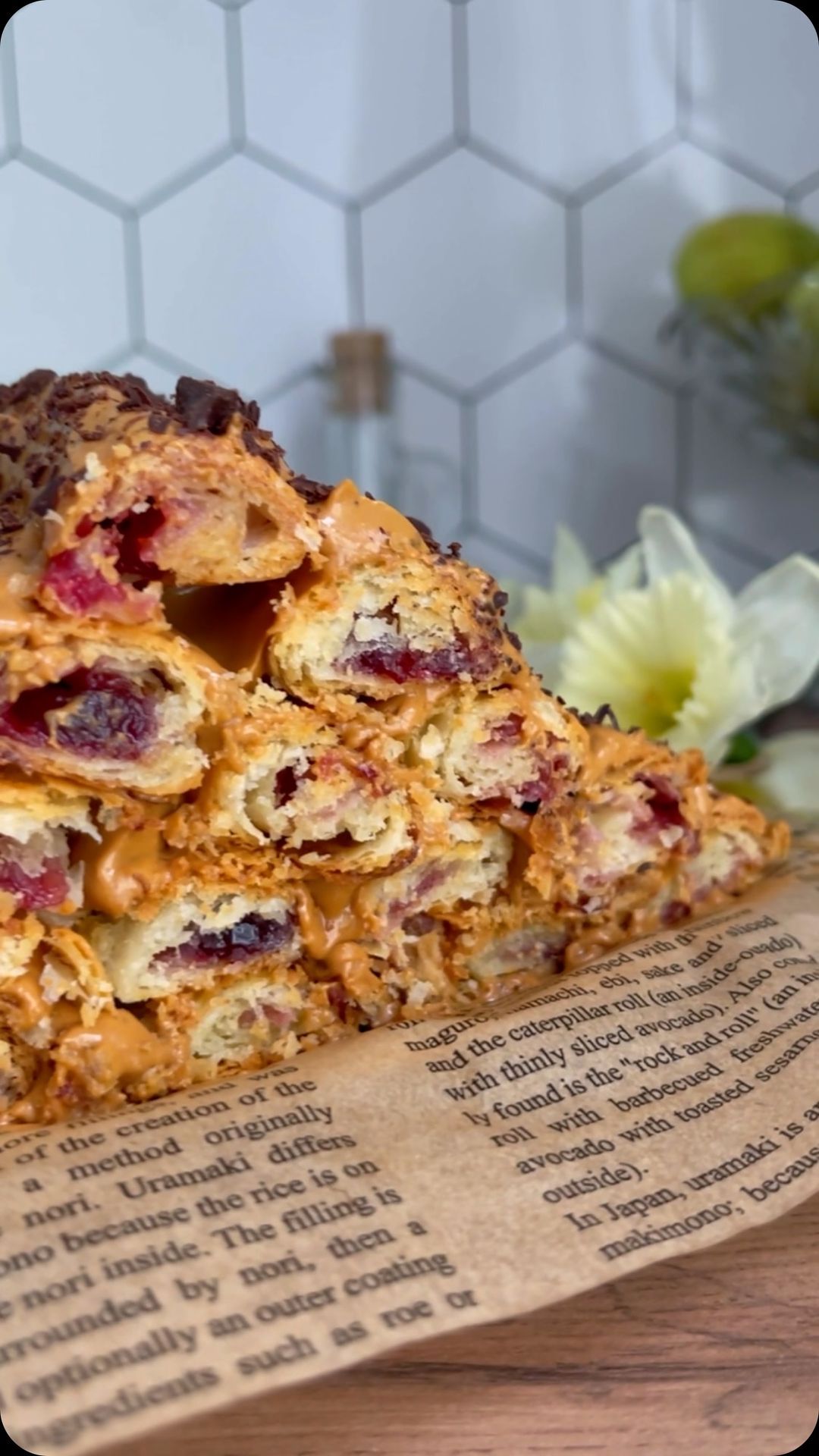 Perfectly Baked Cherry Log Cake: Easy Step-by-Step Recipe