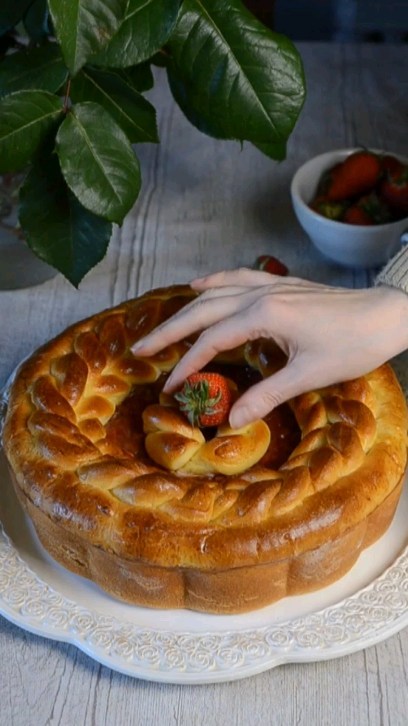 Strawberry Ricotta Pie