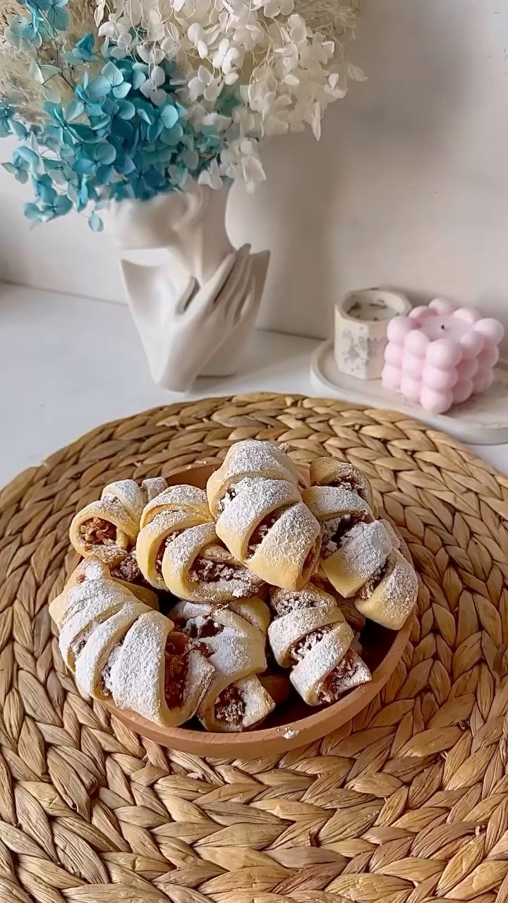 Perfectly Soft Apple-Filled Rugelach: Melt-in-Your-Mouth Delight