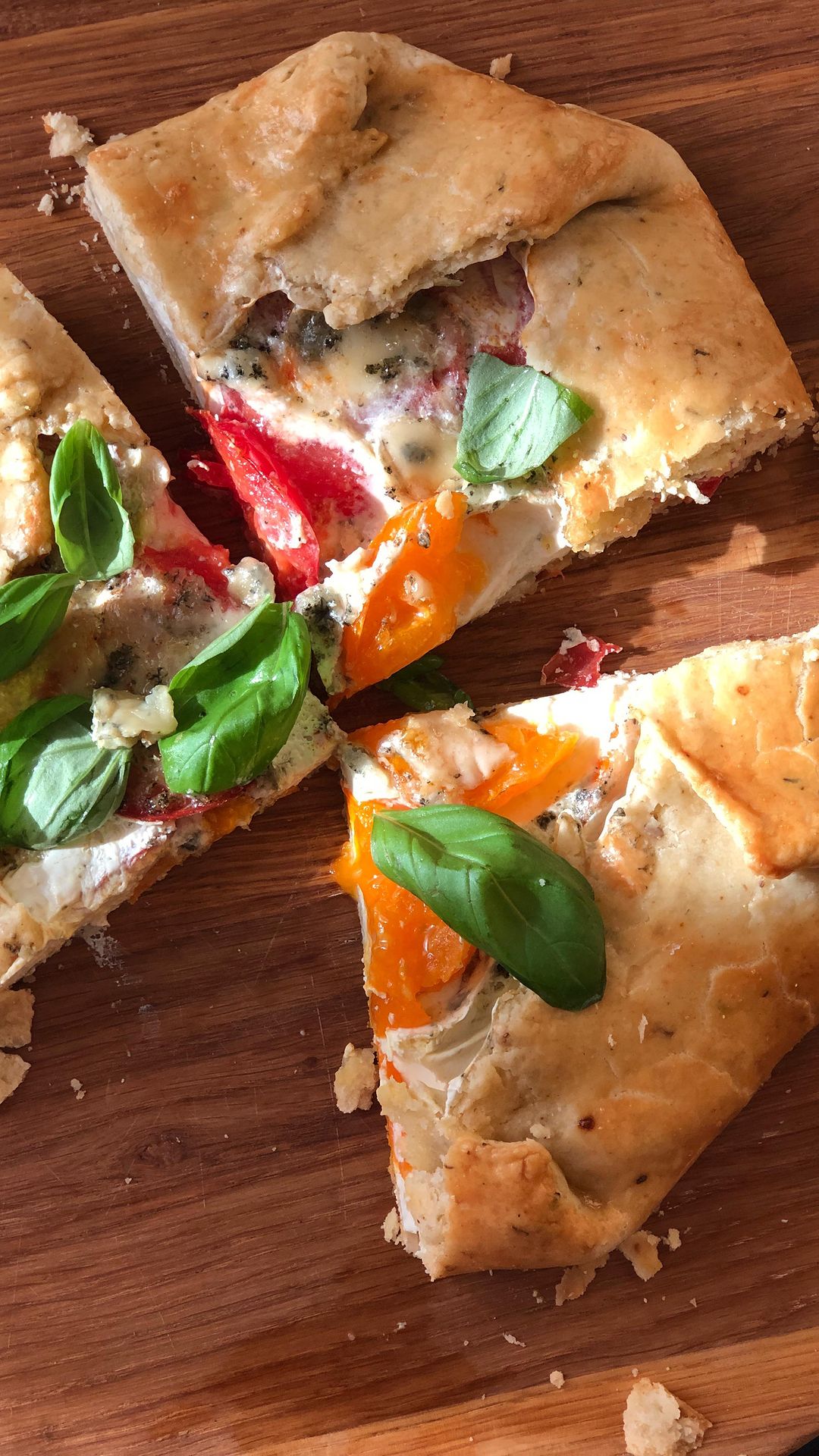 Tomato and Cheese Galette