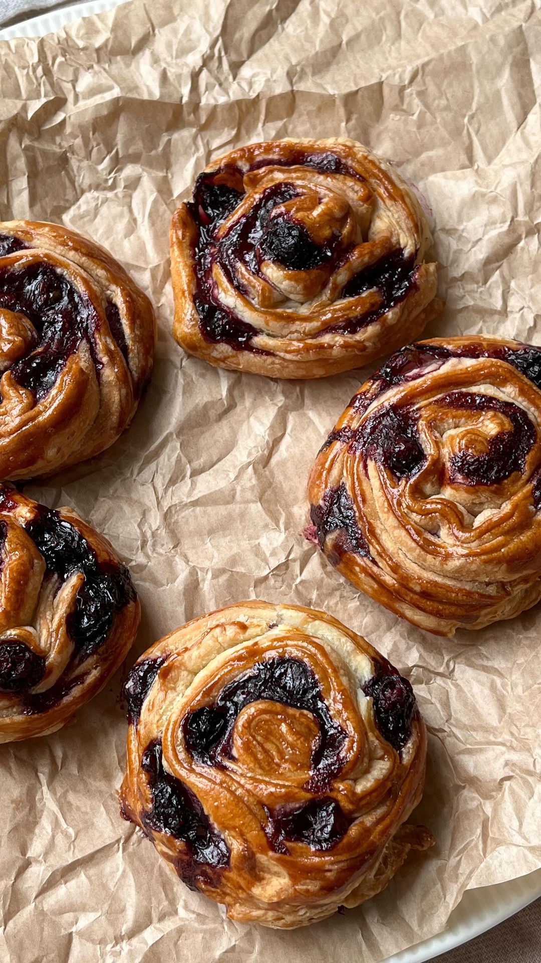 Quick Blueberry Swirls in Just 20 Minutes