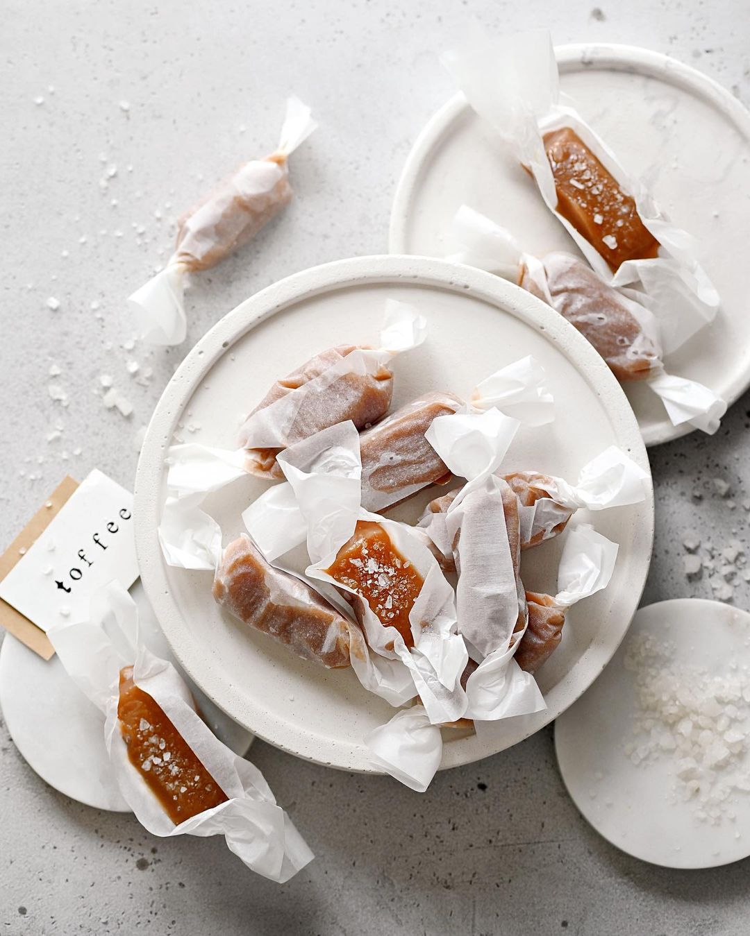 Salted caramel toffee