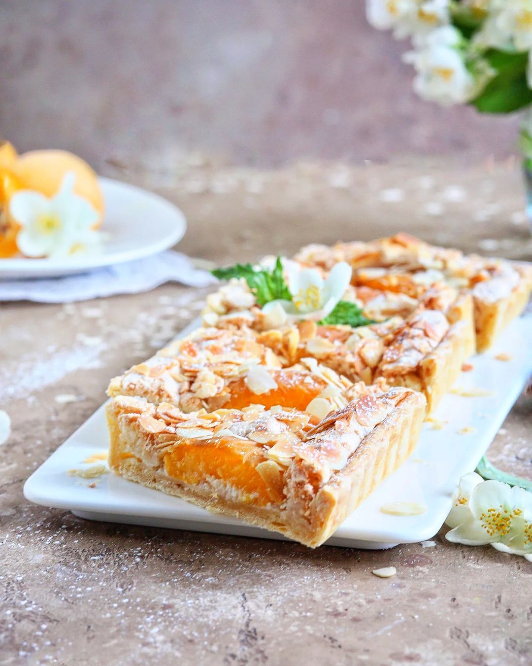 Almond-Apricot Delight Tart